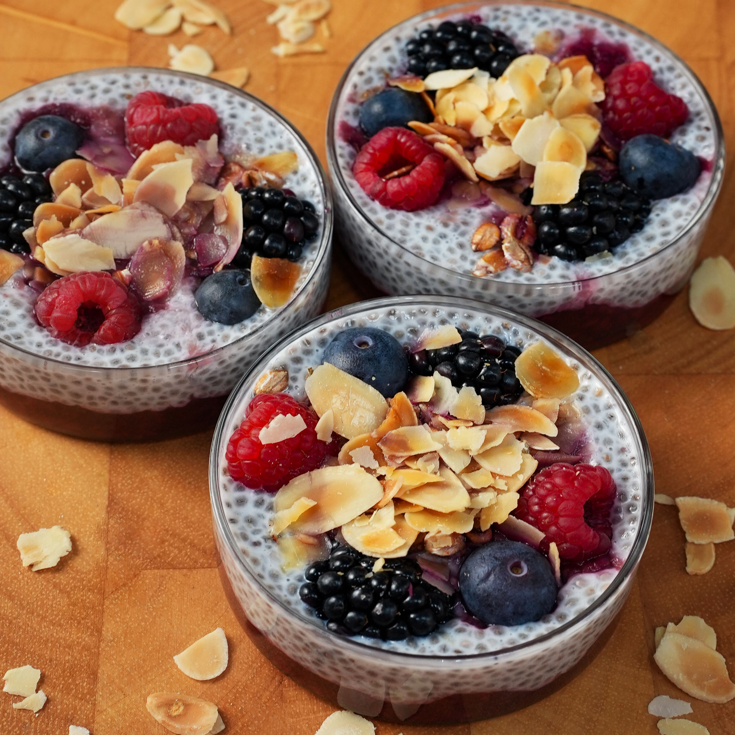 Berries Chia Overnight