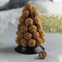 Chocolate Pistachio Truffles Mini Tower