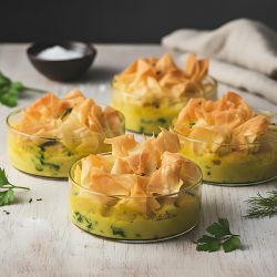 Greek Chicken Phyllo Pie