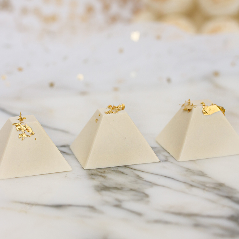 Miniature Chocolate White with Gold