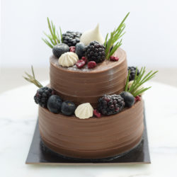Small Two Tier Chocolate Cake 2