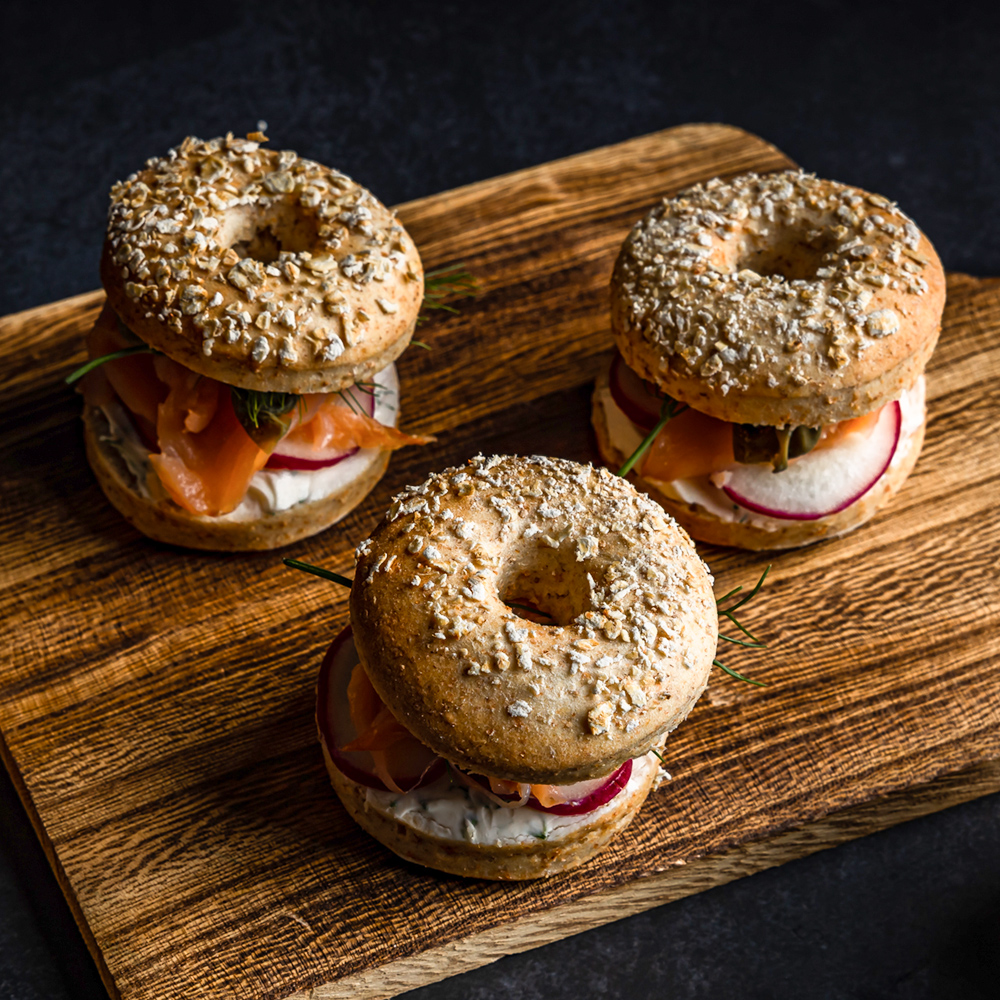 Smoked Salmon Bagel | Catering - The White Boutique