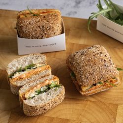 Red pesto Halloumi Ciabatta